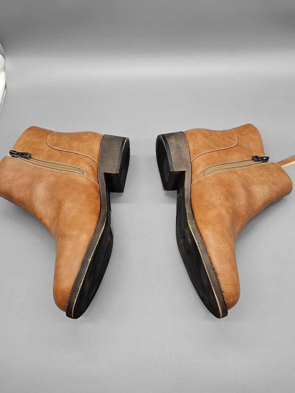 Dr. Scholl's Men's Tan Chukka Zip Boots